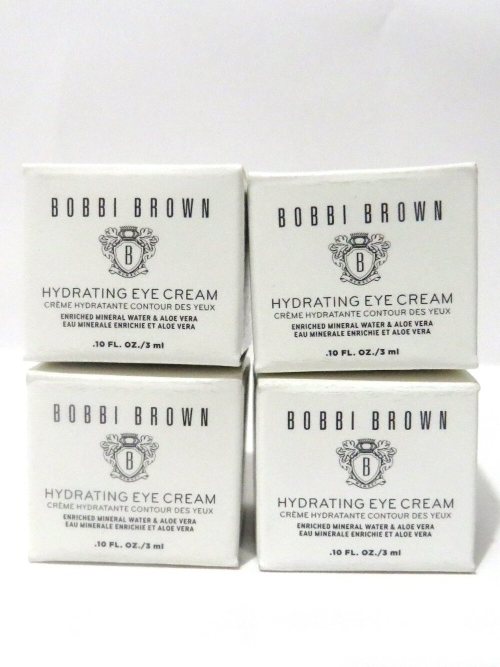 BOBBI BROWN HYDRATING EYE CREAM .10 FL OZ 4 PC LOT